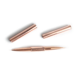 Skiny Nail Art Brush 5mm & 7mm Rose Gold