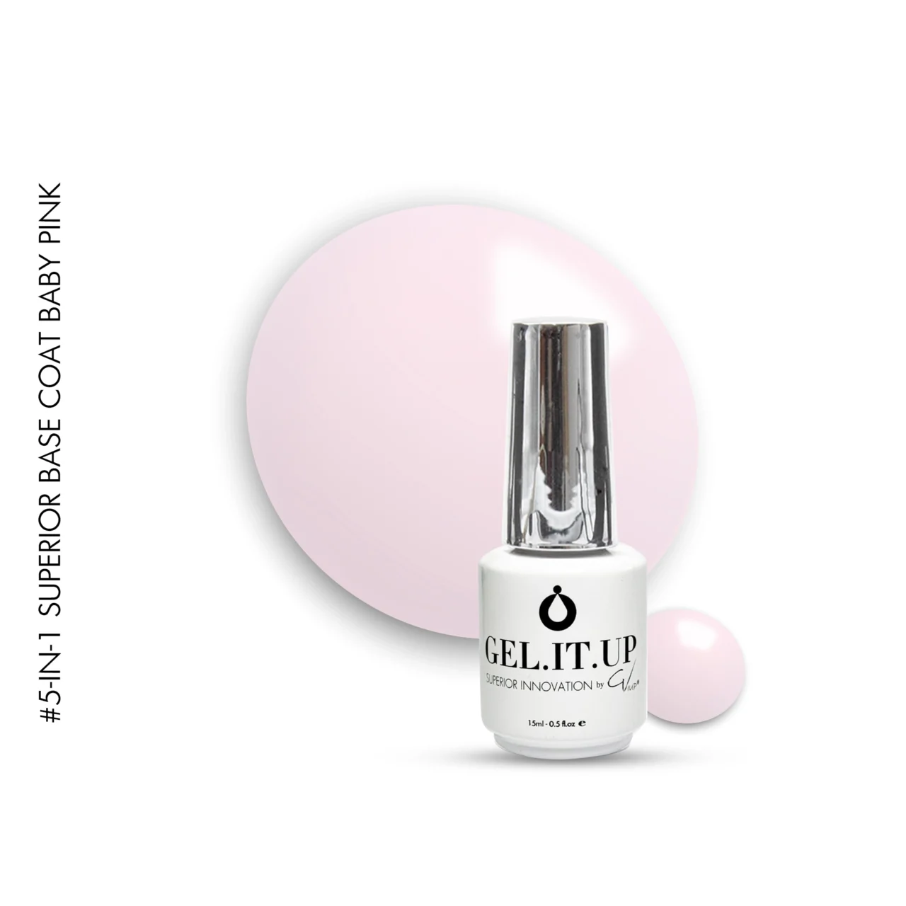 5-in-1 Superior Base Coat Baby Pink