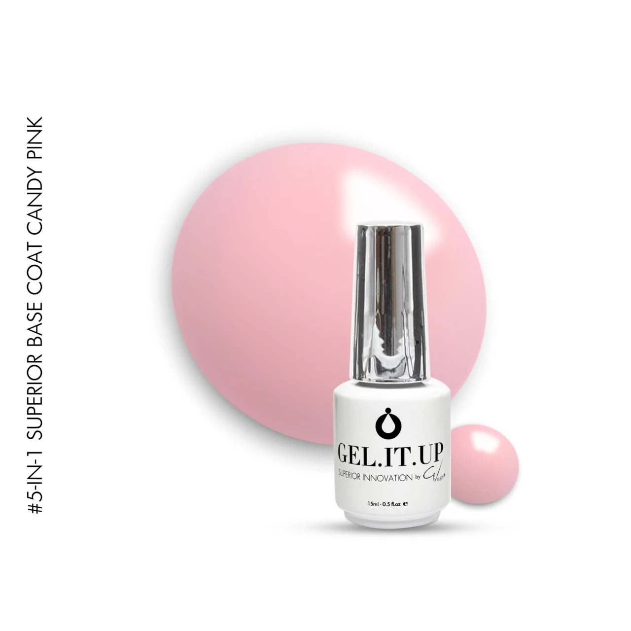 5-in-1 Superior Base Coat Candy Pink