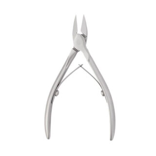 CORNER NIPPER, EXTRA SLIM (FLAME SHAPED), STRAIGHT CUTTER, STAINLESS STEEL